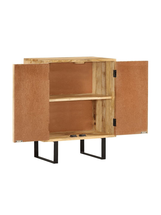 Ντουλάπι Γραφείου από Μασίφ Ξύλο Φυσικό 55x35x70cm