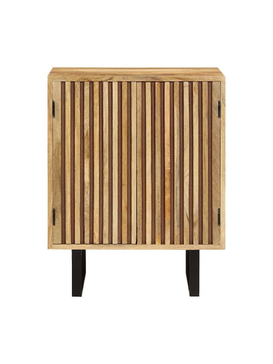 Ντουλάπι Γραφείου από Μασίφ Ξύλο Φυσικό 55x35x70cm