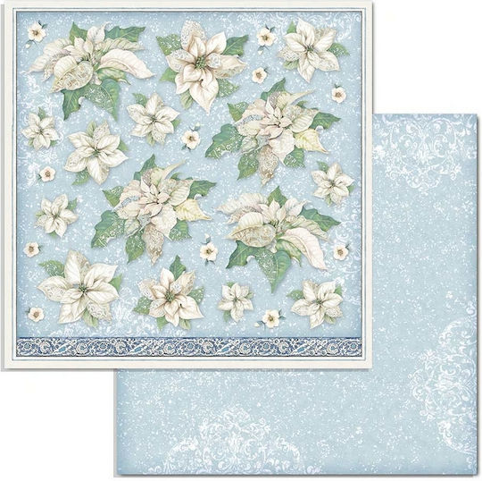 Stamperia Winter Листа Scrapbooking Двулицево 190гр/кв.м 10 листове 10бр