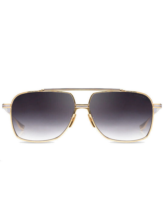 Dita Alkamx Men's Sunglasses with Gold Metal Frame and Gray Gradient Lens DTS100-A-01