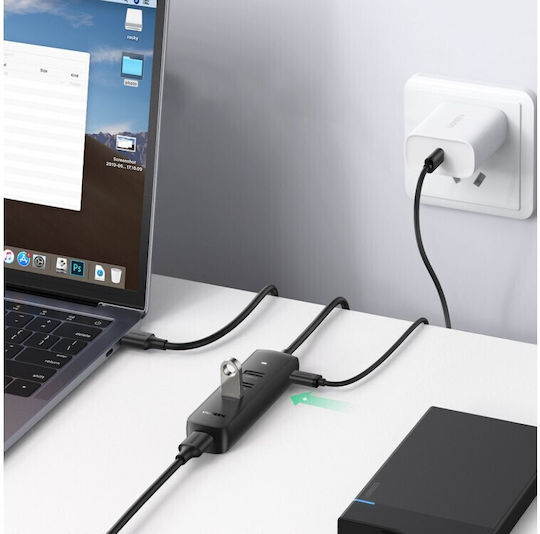 Ugreen CM416 USB Hub 4 USB 3.0 Ports with USB-A Connection