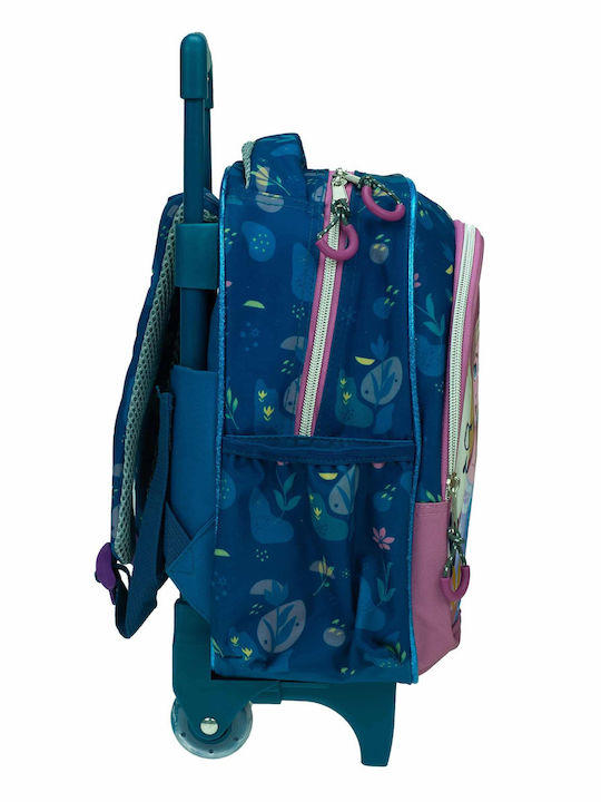 Gim Frozen Fall Schulranzen Trolley Kindergarten Mehrfarbig mit Flaschenhalter 12Liter