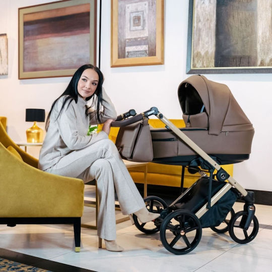 Coletto Fado Eco Бебешка количка 3 в 1 Светло сиво 13кг