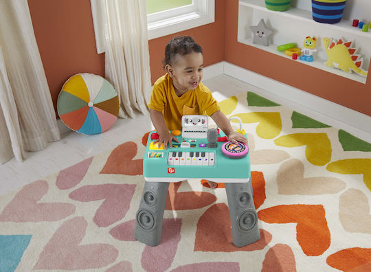 Fisher Price Musikinstrument Mix & Learn DJ Table mit Musik und Geräuschen für 6++ Monate