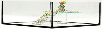 Greek Colal Fish Reptiles Terrarium 30x30x10cm