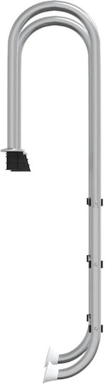 vidaXL Pool Ladder Stainless Steel 54x38x158cm Silver