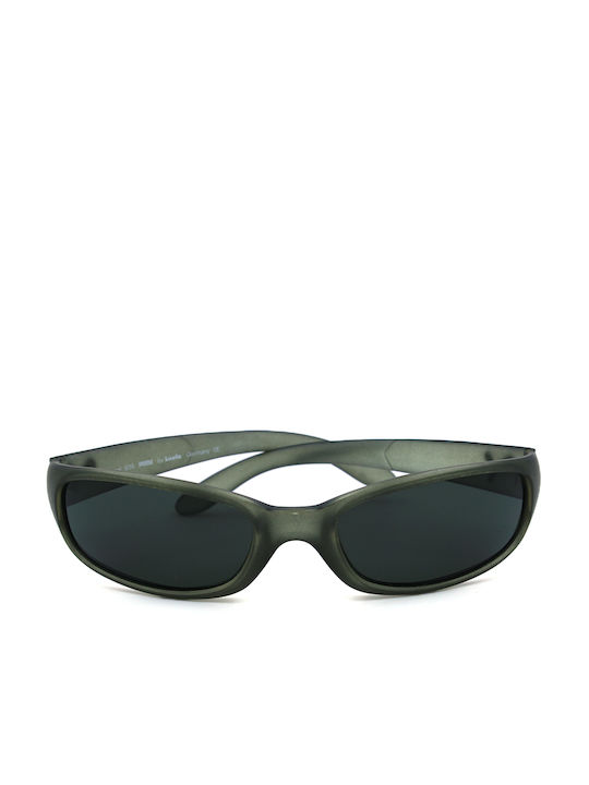 Puma Men's Sunglasses with Green Plastic Frame and Black Lens 20620-636