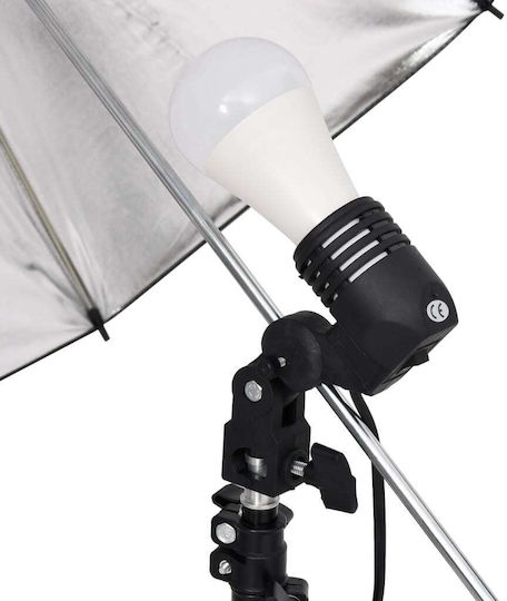 vidaXL Fotostudio Set Lichter Hintergrund Beleuchtungsset für Studio