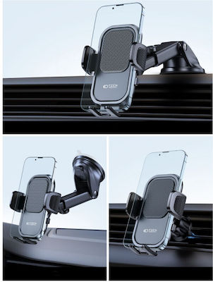 Tech-Protect Mobile Phone Holder Car V6 with Adjustable Hooks Black