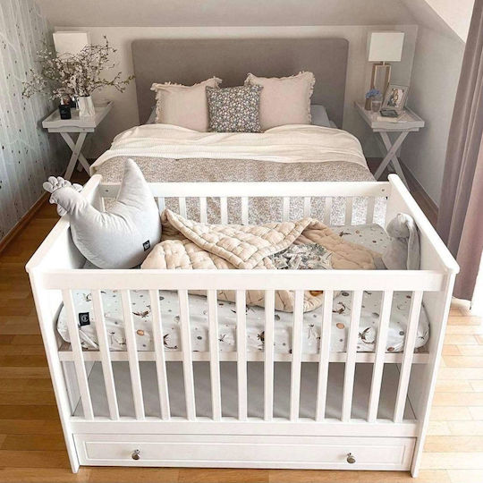 La Millou Baby Bettlaken Für Krippe Baumwolle Angepasst Rosa 70x140cm