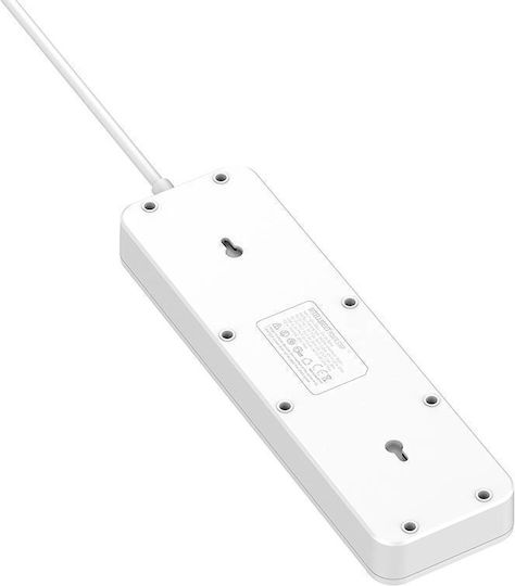 Ldnio Power Strip 5 Sockets with 3 USB-A, USB-C Switch and 2m Cable UK (Type G)