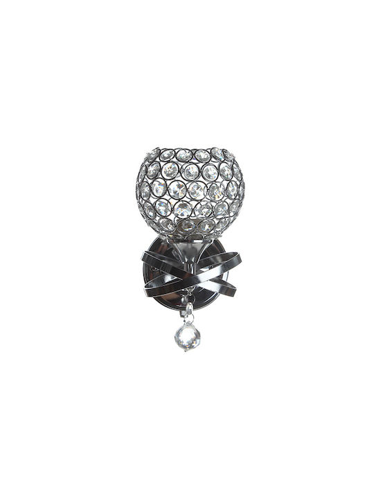 Keskor Lamp Wall Silver 12x16x12cm Keskor Lamp Wall Silver 12x16x12cm