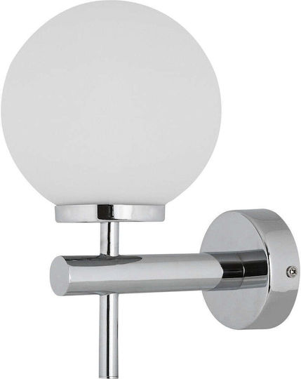 Rabalux Avery Modern Wall Lamp with Integrated LED and Natural White Light Silver 14cm