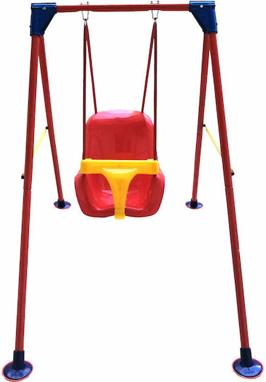 Lazarid Metal with Protector Swing Set with Stand Super Ν10 160x90x120cm for 6+ months
