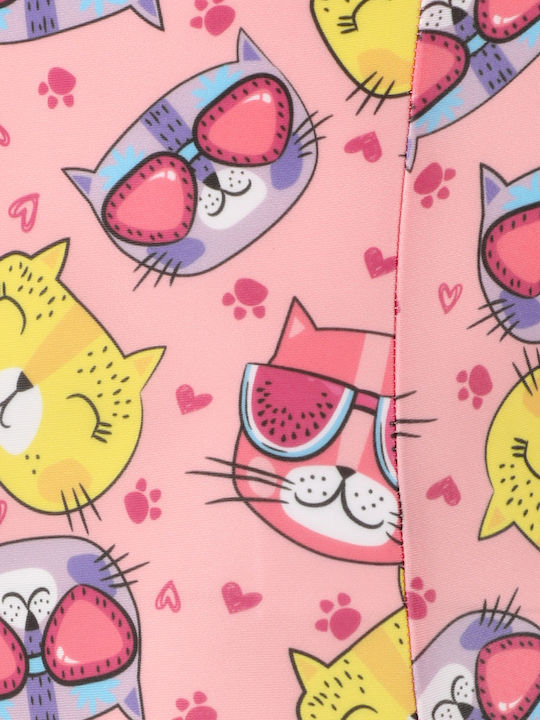 ZigZag Kinder Badeanzug Einteilig Pink