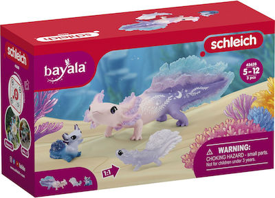 Schleich-S Miniature Toy Axolotl discovery Set Bayala for 5-12 Years