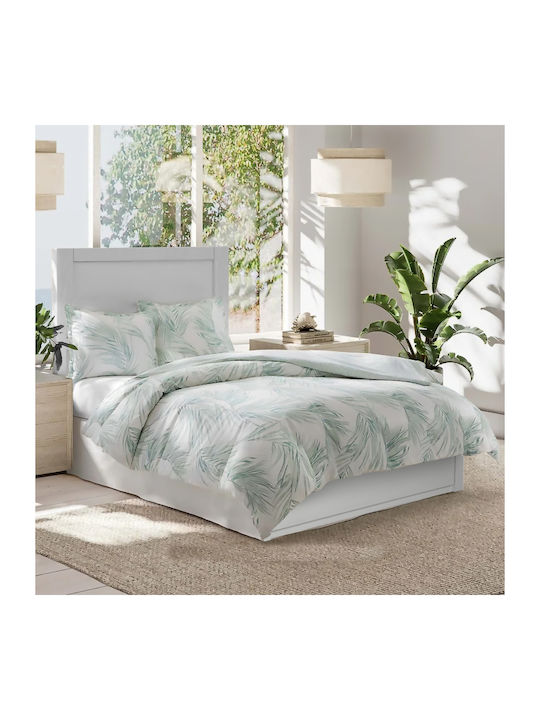 Melany Κρεβάτι Ημίδιπλο Ξύλινο Λευκό με Τάβλες για Στρώμα 110x190cm