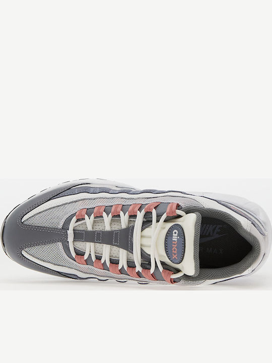 Air Max 95 Men's Sneakers Vast Gray Red Stardust Cool Gray