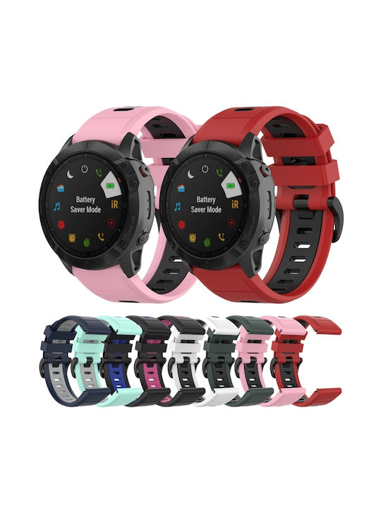 Λουράκι Σιλικόνης Ροζ (Garmin Instinct 2S)