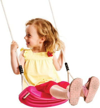 Blue Rabbit Plastic Hanging Swing 255x255cm for 3+ Years Pink