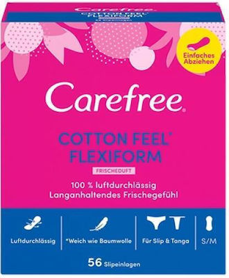 CareFree Cotton Feel Flexiform Pantyliners 56pcs