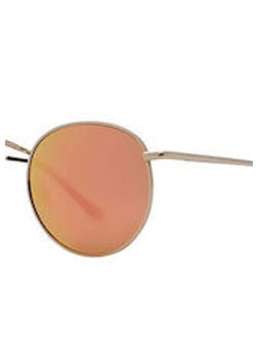 Zippo Sunglasses with Silver Metal Frame and Orange Lens OB130-24