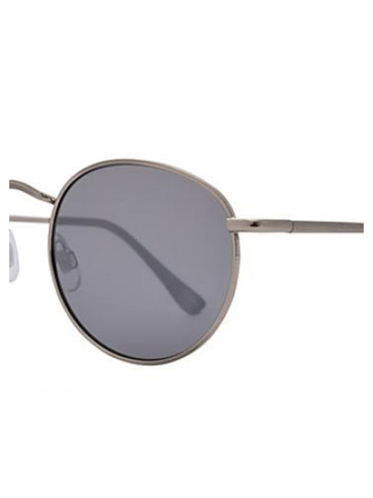 Zippo Sunglasses with Silver Metal Frame and Gray Lens OB130-22