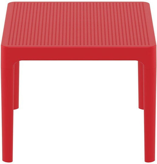 Tisch für kleine Außenbereiche Stabil Sky Rot 60x50x40cm