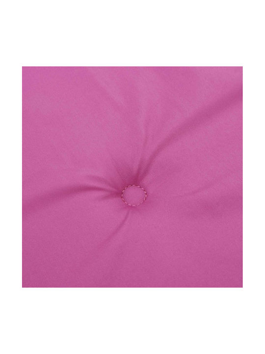 vidaXL Pernă Scaunului De Grădină Cu Spătar Roz 4 Buc 50x100 Cm