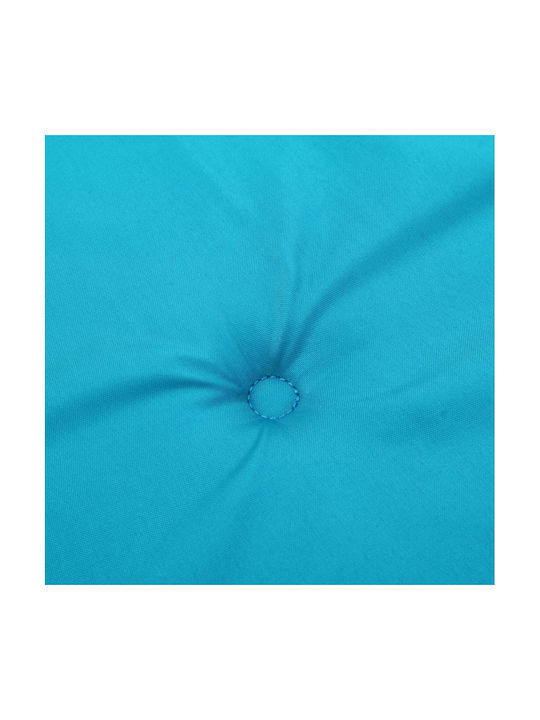 vidaXL Wasserdichtes Sonnenbank-Kissen Mit Rückenlehne Türkis 50x180cm