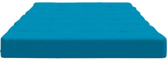 vidaXL Wasserdichtes Sonnenbank-Kissen mit Rückenlehne Hellblau 2Stück 55x180cm