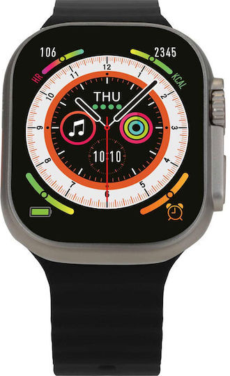 Thorton Geni 49mm Smartwatch (Μαύρο)