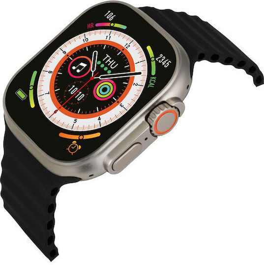 Thorton Geni 49mm Smartwatch (Μαύρο)