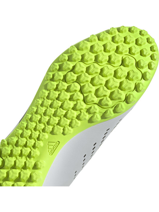 adidas Predator Accuracy.4 Pantofi de Fotbal cu talpă cu crampoane Albe