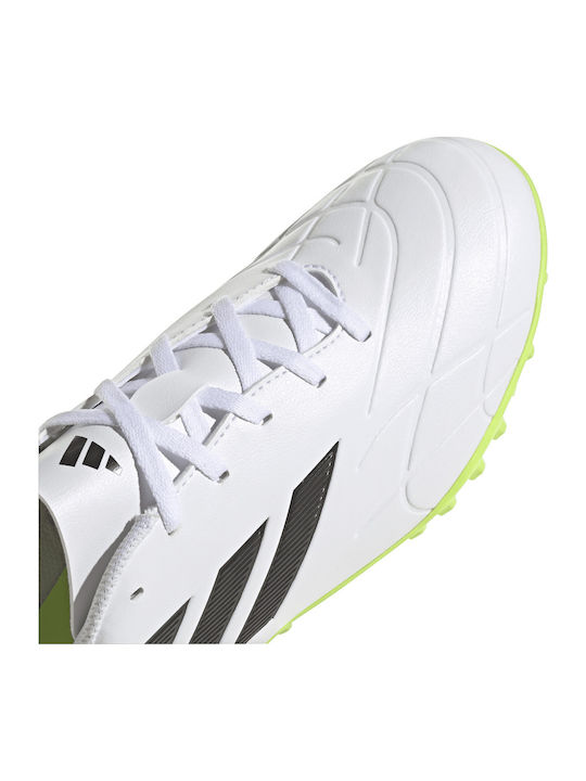 adidas Copa Pure.4 Ποδοσφαιρικά Παπούτσια με Σχάρα TF Λευκά