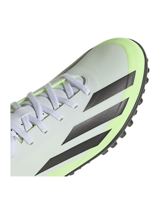 adidas X Crazyfast.4 Football Shoes with Molded Cleats White