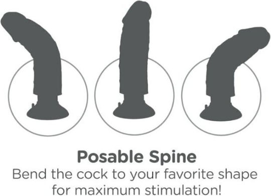 Pipedream King Cock Vibrating Cock with Balls Ρεαλιστικός Δονητής 23cm Flesh