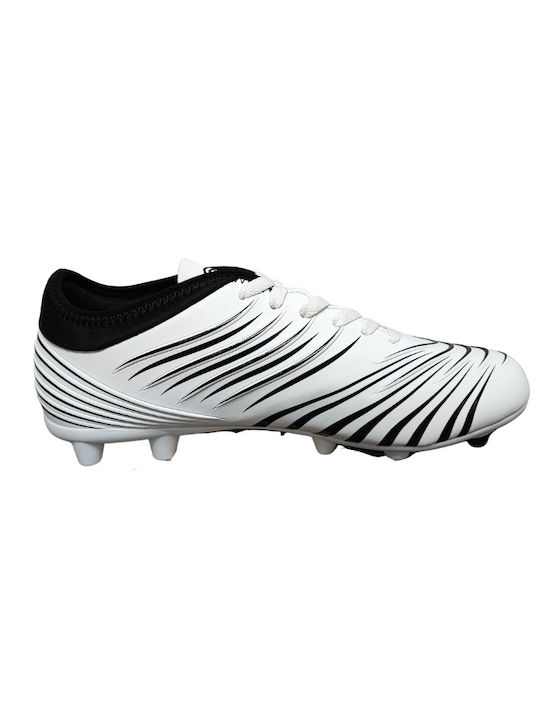 Umbro Toccare III Low Football Shoes FG with Cleats White