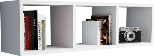 Рафт Стенен Бял 90x22x25.6см.