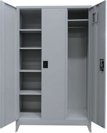 Τρίφυλλη Μεταλλική Γαλβανιζέ 105x40x191εκ.