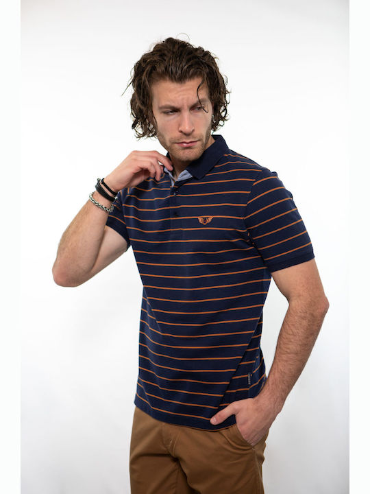 Polo Short Sleeve Blouse Navy Blue