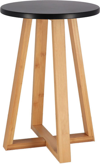 Σκαμπό Κουζίνας Μαύρο 30x30x43εκ.