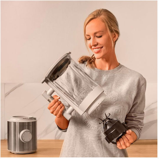 Cecotec Grand Katana 2700MAX Total Destroy Μπλέντερ με Γυάλινη Κανάτα 1.8 lt 2700W Λευκό