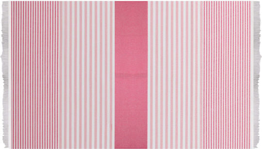 Towel To Go Πετσέτα Θαλάσσης Παρεό Ροζ 180x100εκ.