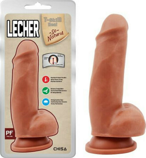 Chisa Novelties Lecher Dildo Realistisches Dildo mit Hoden und Saugnapf Latin 18cm