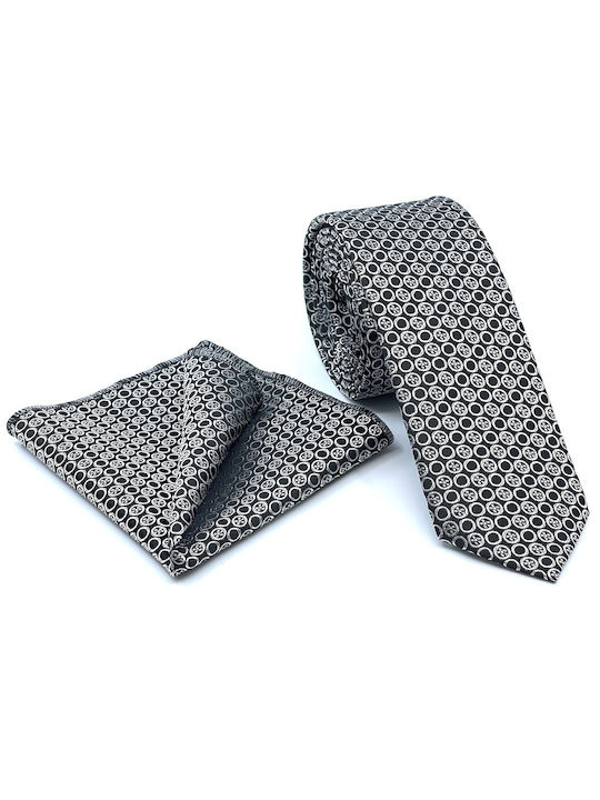 Legend Accessories Men's Tie Set Printed Black