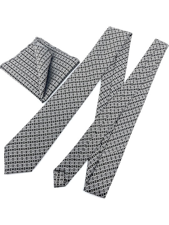 Legend Accessories Set de Cravată pentru Bărbați Tipărit în Culorea Negru