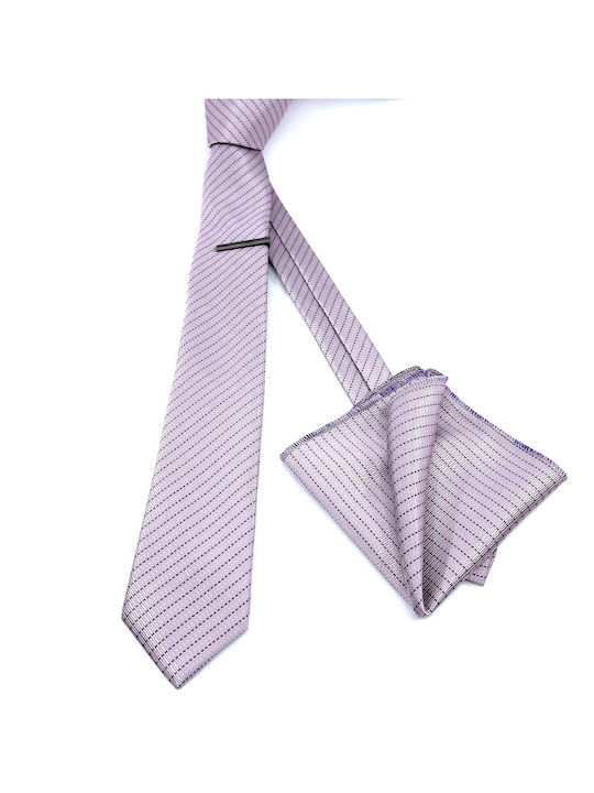 Legend Accessories Men's Tie Set Printed Lilac