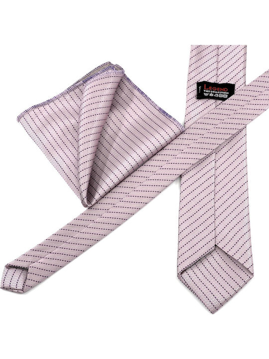 Legend Accessories Men's Tie Set Printed Lilac