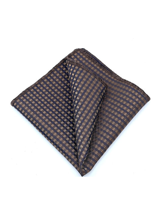 Legend Accessories Herren Krawatten Set Gedruckt in Braun Farbe